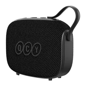 Wireless speaker QCY SP3 black with Bluetooth 6.0, 3 W rated power, 1200 mAh battery, IPX5 water resistance, and TWS function