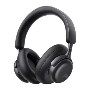Bezvadu austiņas QCY H6 Ultra ar PureSilenz adaptīvo trokšņu slāpēšanu LDAC Bluetooth 6.0 Hi-Res Audio Melnas