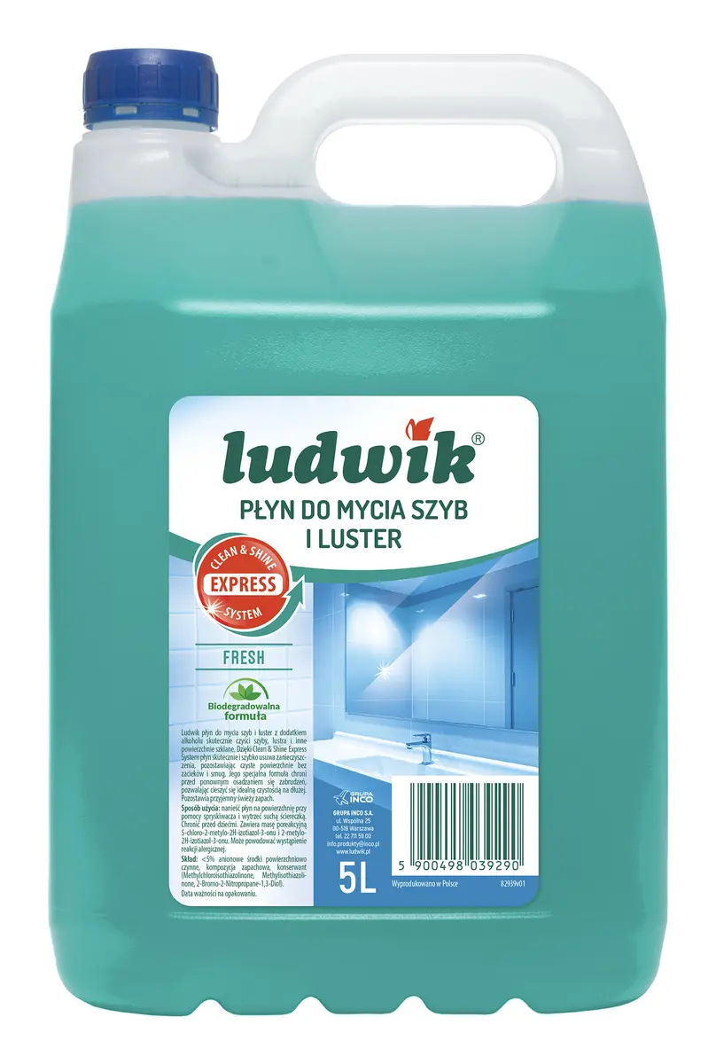 Ludwik stiklu un spoguļu tīrīšanas līdzeklis