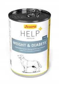 JOSERA Pies Help Weight & Diabetic Dog Food 400g Canned Wet Formula