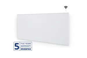 Adax Neo w/ Wi-Fi H 12 Электрический обогреватель для помещений белый 1200 Вт 230 В цифровой термостат