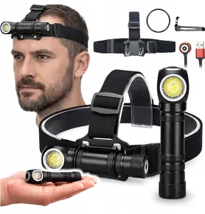Tech-Protect L8F2 Velosipēda priekšējais lukturis un rokas kabatas lukturītis