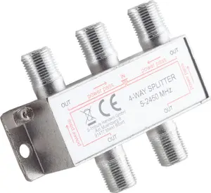 4-fach SAT Verteiler 5-2400 MHz, 5 x F-Kupplung (22221142)