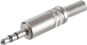 ShiverPeaks 3.5 mm Stereo Audio Jack Plug 3-Pole Metal Housing