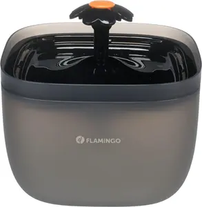 Drinking fountain - Flamingo Flowie, 2 l, black