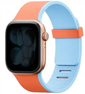 Uniq Revix IV Reversible Magnetic Watch Strap for Apple Watch 40mm 41mm 42mm Orange and Blue