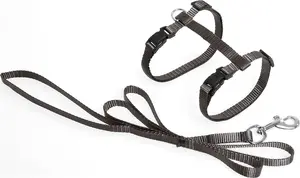 HARNESS WITH LEASH ZIGGI CREAM 22-46CM