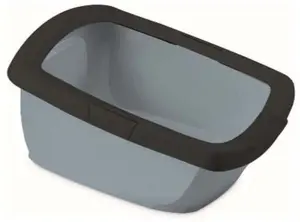 IMAC Funny Junior 2nd Life kaķu tualetes kaste zili pelēka un grafīta