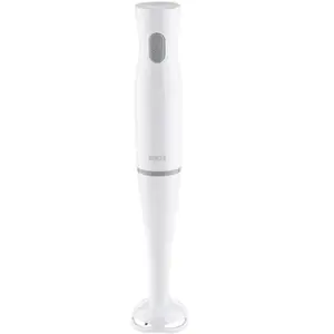 Muhler MB-213 Hand blender 200W with single speed setting, stainless steel knife, and detachable blending attachment