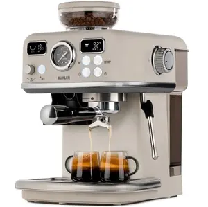 Muhler MCM-599AZ Espresso Machine with Built-in Grinder 1.8L 1500W 19-Bar Pressure Thermoblock System