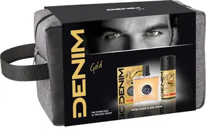 Denim Zest dāvanu komplekts ASL 100 ml, dezodorants 150 ml un kosmētikas somiņa