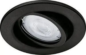 Signify Philips Fresco Уличный Встраиваемый Светильник 4.6W GU10 LED Черный Металл 220-240В