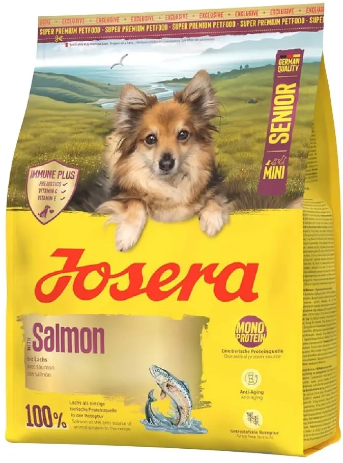 Josera Mini Senior Salmon Sausā suņu