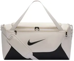 Nike Brasilia S sporta un ceļojumu soma krēmkrāsas un melna IB4394 072
