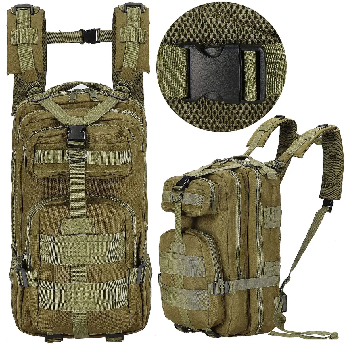 Зеленый рюкзак Springos CS0066 38 л Photo 8