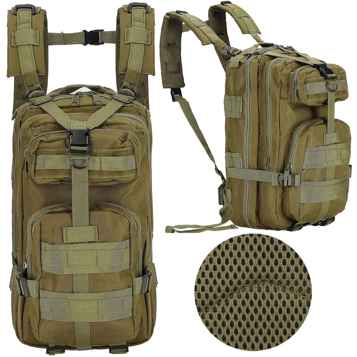Зеленый рюкзак Springos CS0066 38 л Photo 9
