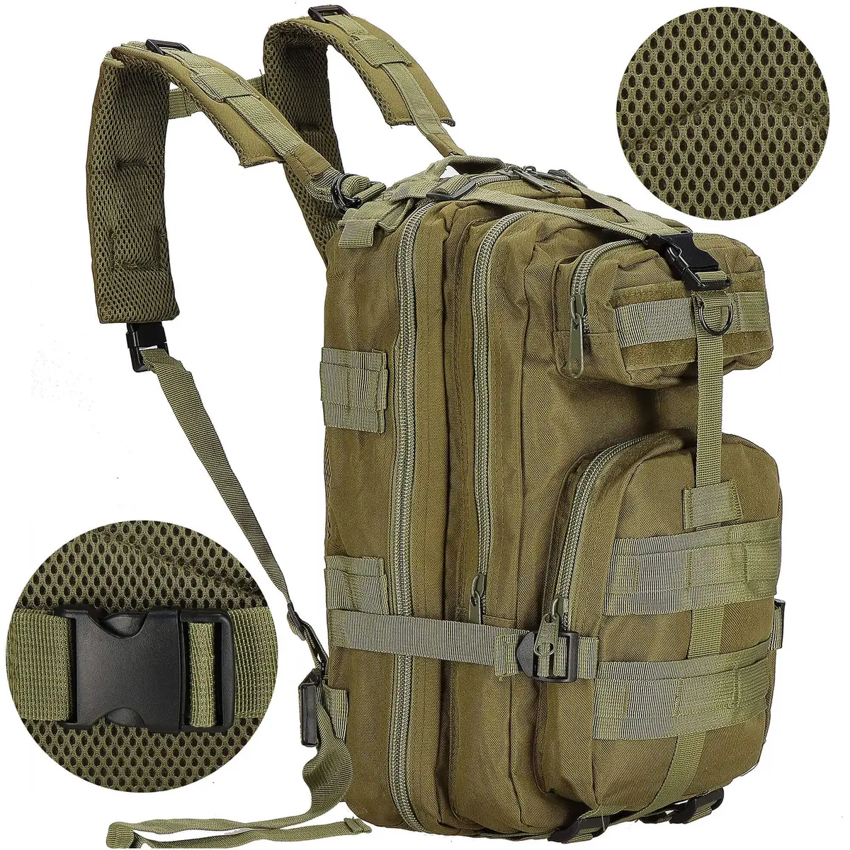 Зеленый рюкзак Springos CS0066 38 л Photo 10