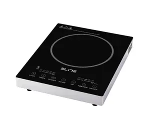 Infrared Cooker Elite 71294 with LED Display, Touch Control, 2200W Power, Stainless Steel Frame and Ceramic Glass Plate