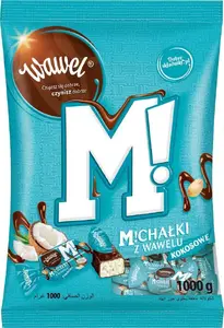 Wawel Michalki Kokosowe Coconut Chocolate Covered Candies 1kg