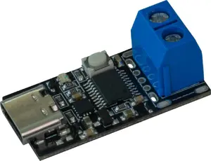 Joy-iT COM-ZY12PDN-ST trigeru modulis ar USB-C un skrūvju spailēm, ieejas spriegums 5 - 20 V, jauda 100 W, strāva 5 A