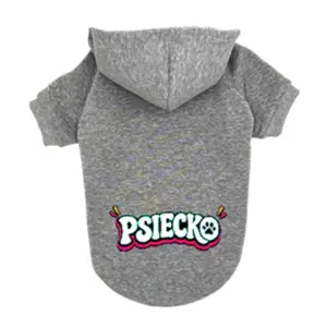 Pchełka Psiecko Grey Dog Clothing Size M for Small Breeds with Maximum Neck Size 36 cm