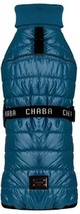 Chaba Aura Adjustable Dog Coat Size S Marina Blue 32cm
