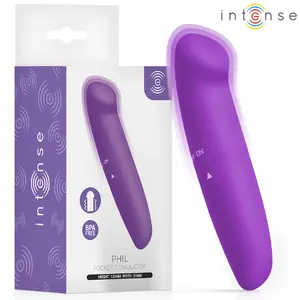 INTENSE Phil G-punkta vibrators Purpura 13 cm ar baterijām