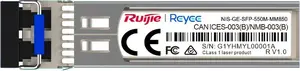 Ruijie Networks NIS-GE-SFP-550M-MM850 SFP tīkla raiduztvērēja modulis optiskā šķiedra 1000 Mbit/s 850 nm