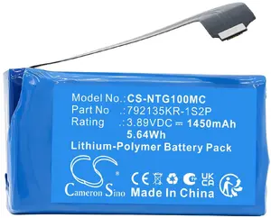 Cameron Sino Replacement Battery 792135KR-1S2P for Insta360 Go Ultra 4K