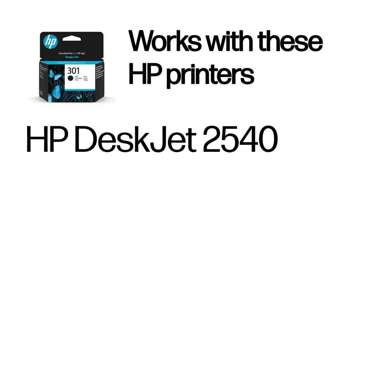 HP 301 Black Original Ink Cartridge CH561EE#LS1 Photo 3