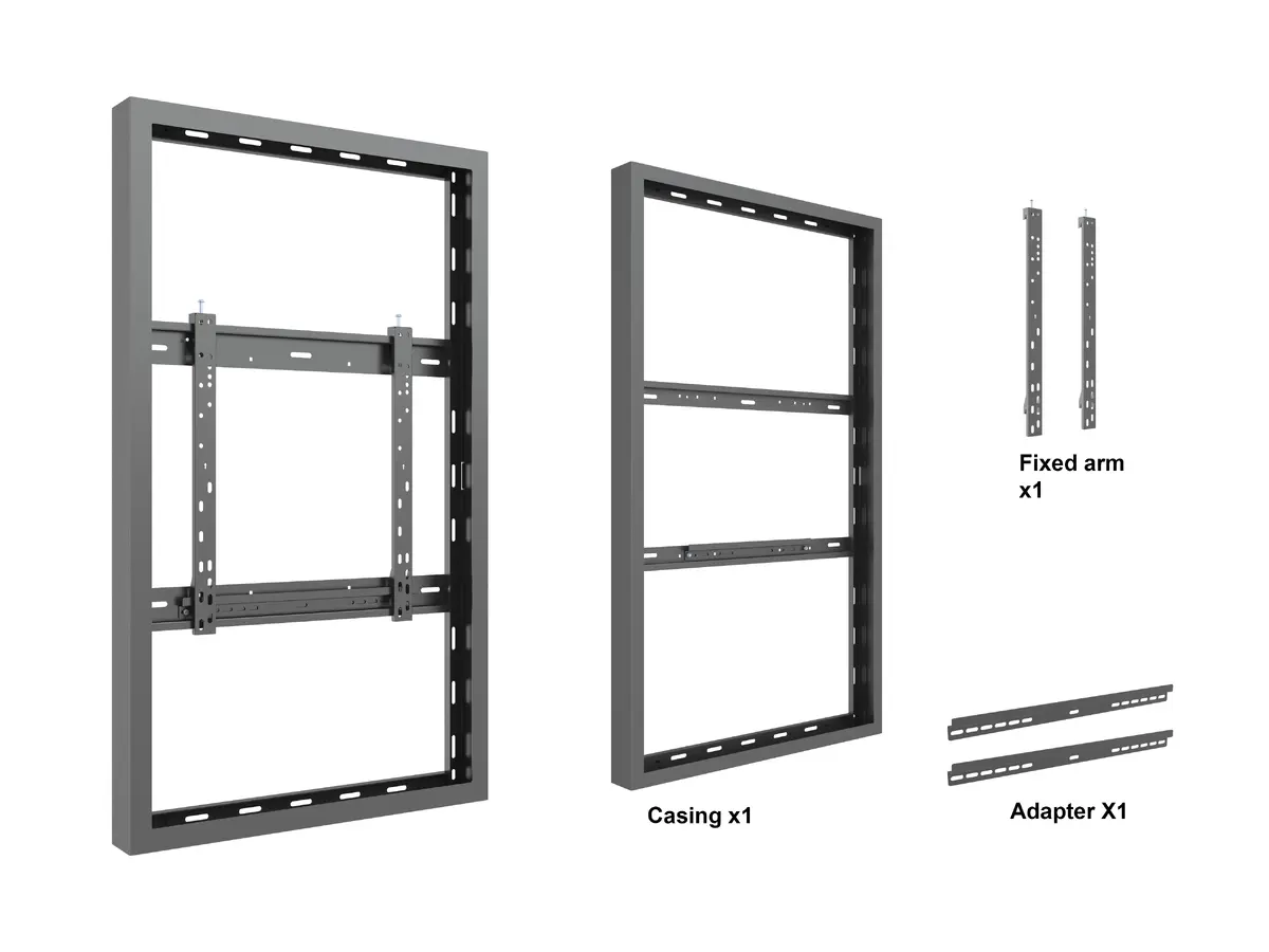 Multibrackets M Pro Series Wall Enclosure for 50" Screen Photo 6