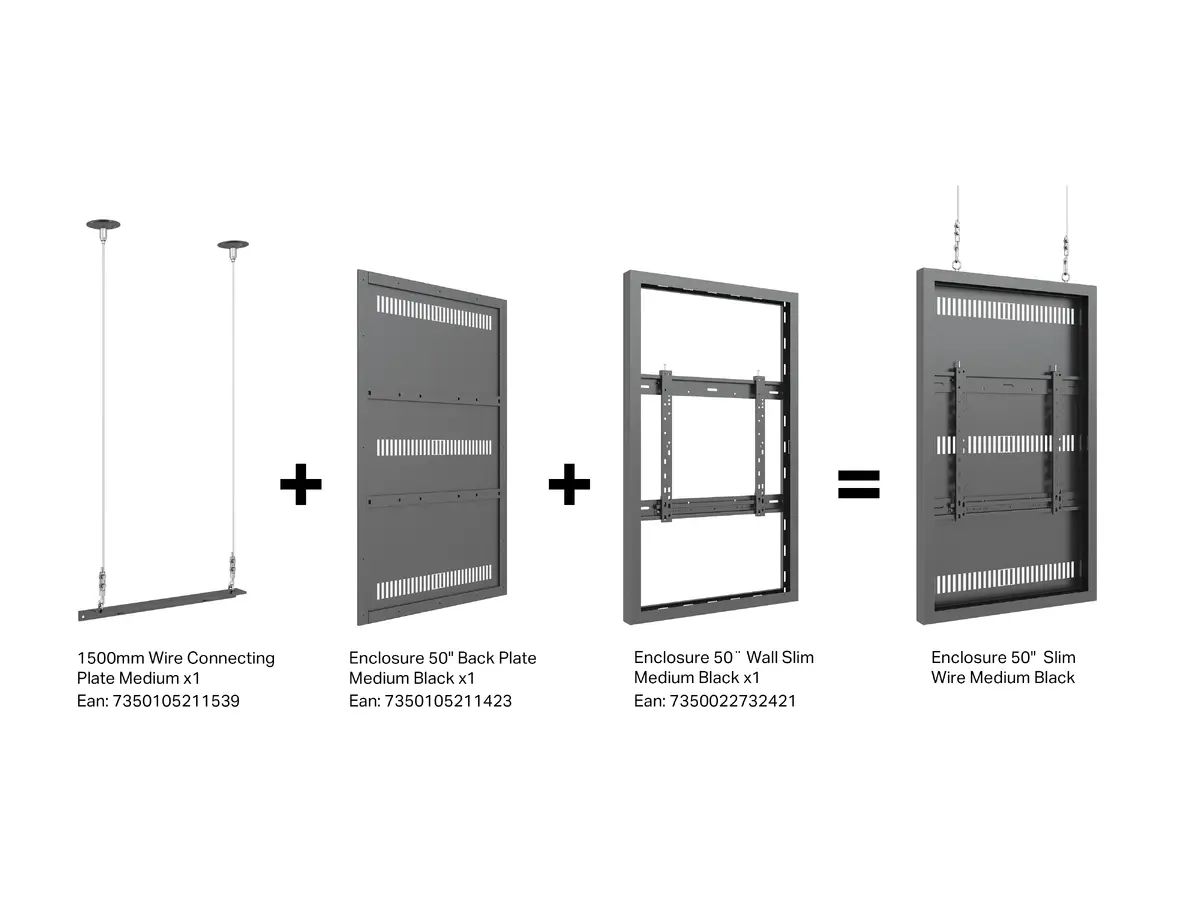 Multibrackets M Pro Series Wall Enclosure for 50" Screen Photo 15