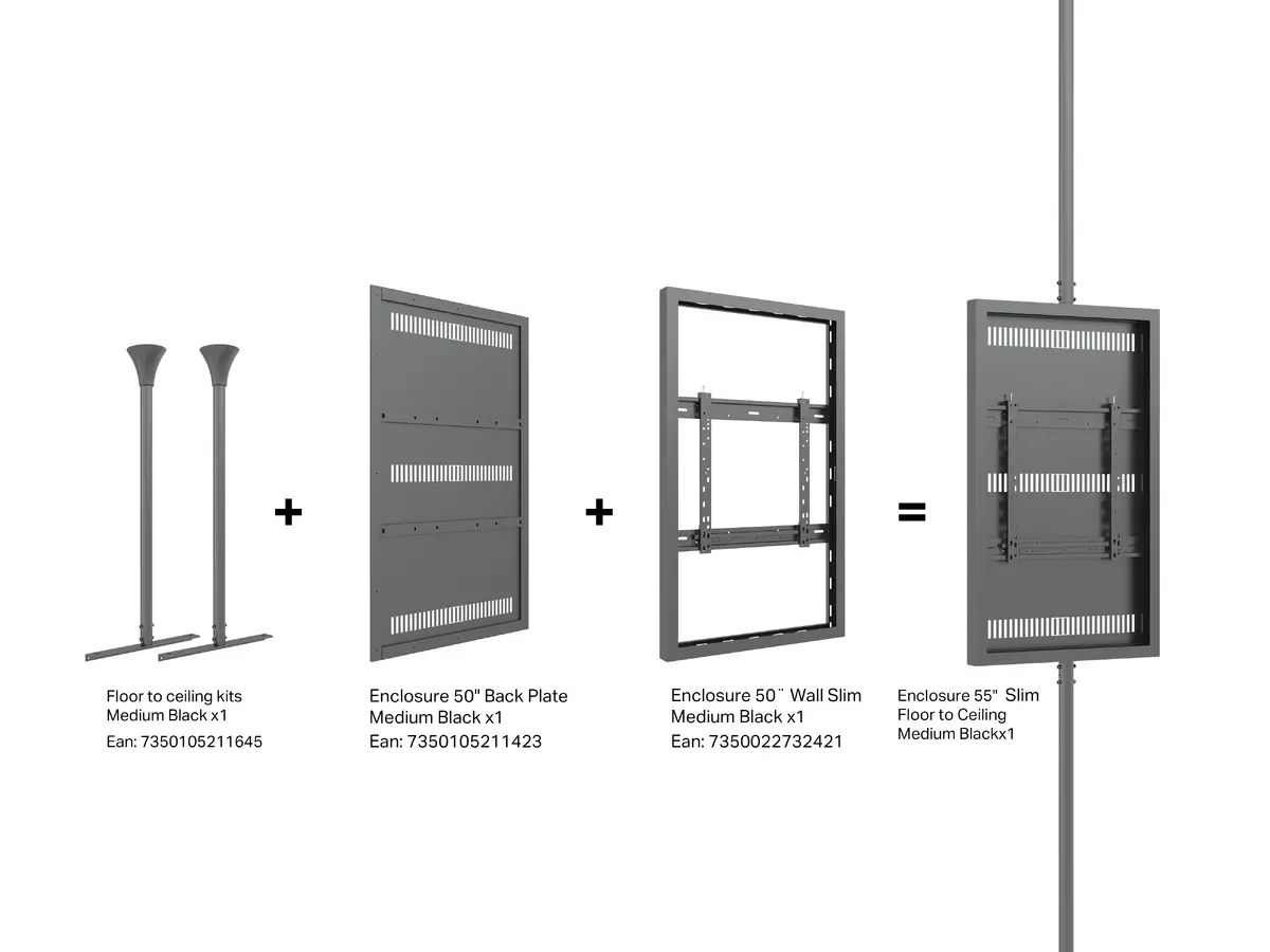 Multibrackets M Pro Series Wall Enclosure for 50" Screen Photo 17