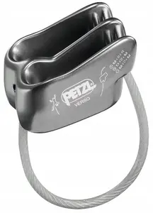 Petzl D019AA00 Страховочно-спусковое устройство Verso серый