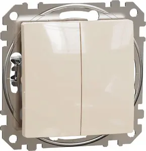 Schneider Łącznik świecznikowy Schneider Sedna Design SDD112105 beżowy Design & Elements