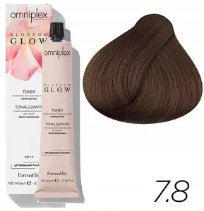 Ronney Farmavita Omniplex Blossom Glow тонер для волос без аммиака 7/8 Deep Chestnut