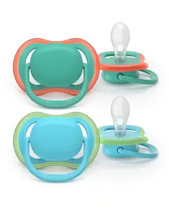 Philips AVENT Ultra Air Pacifier SCF087/10 Classic Baby Orthodontic Silicone