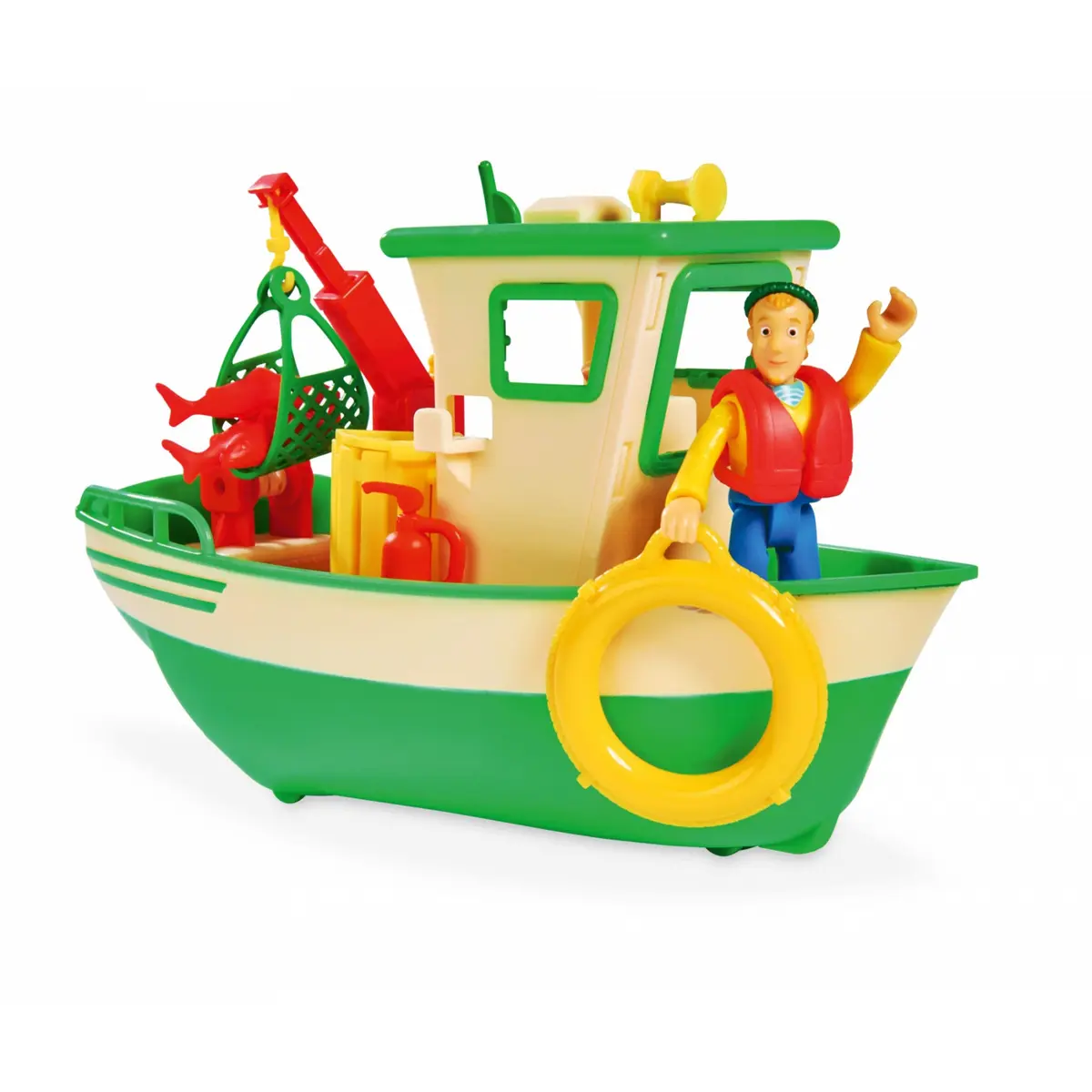 Simba-Dickie Fireman Sam Charlie's Fishing Boat Toy Photo 2