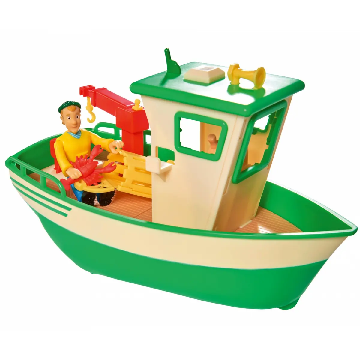 Simba-Dickie Fireman Sam Charlie's Fishing Boat Toy Photo 3