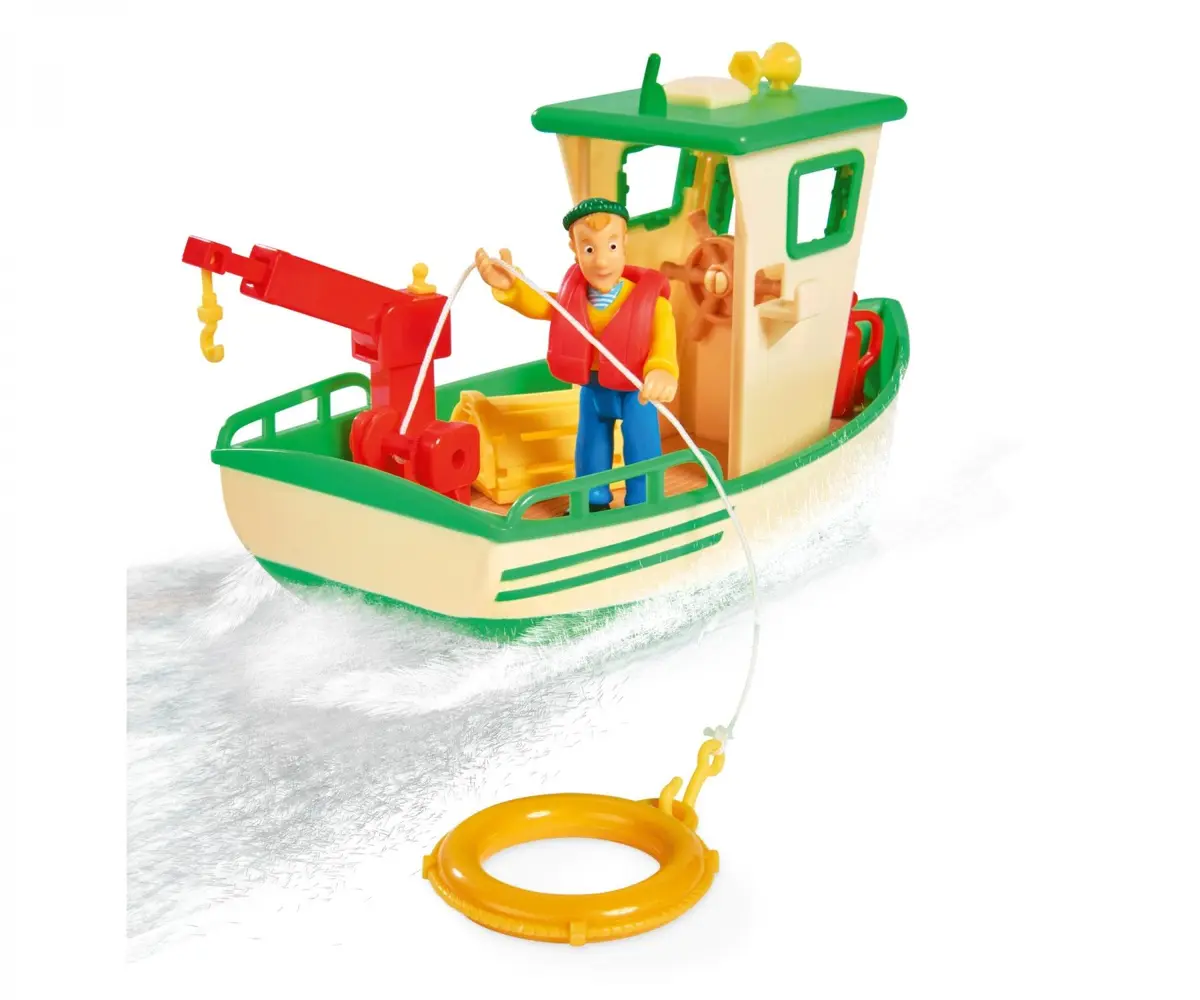 Simba-Dickie Fireman Sam Charlie's Fishing Boat Toy Photo 8