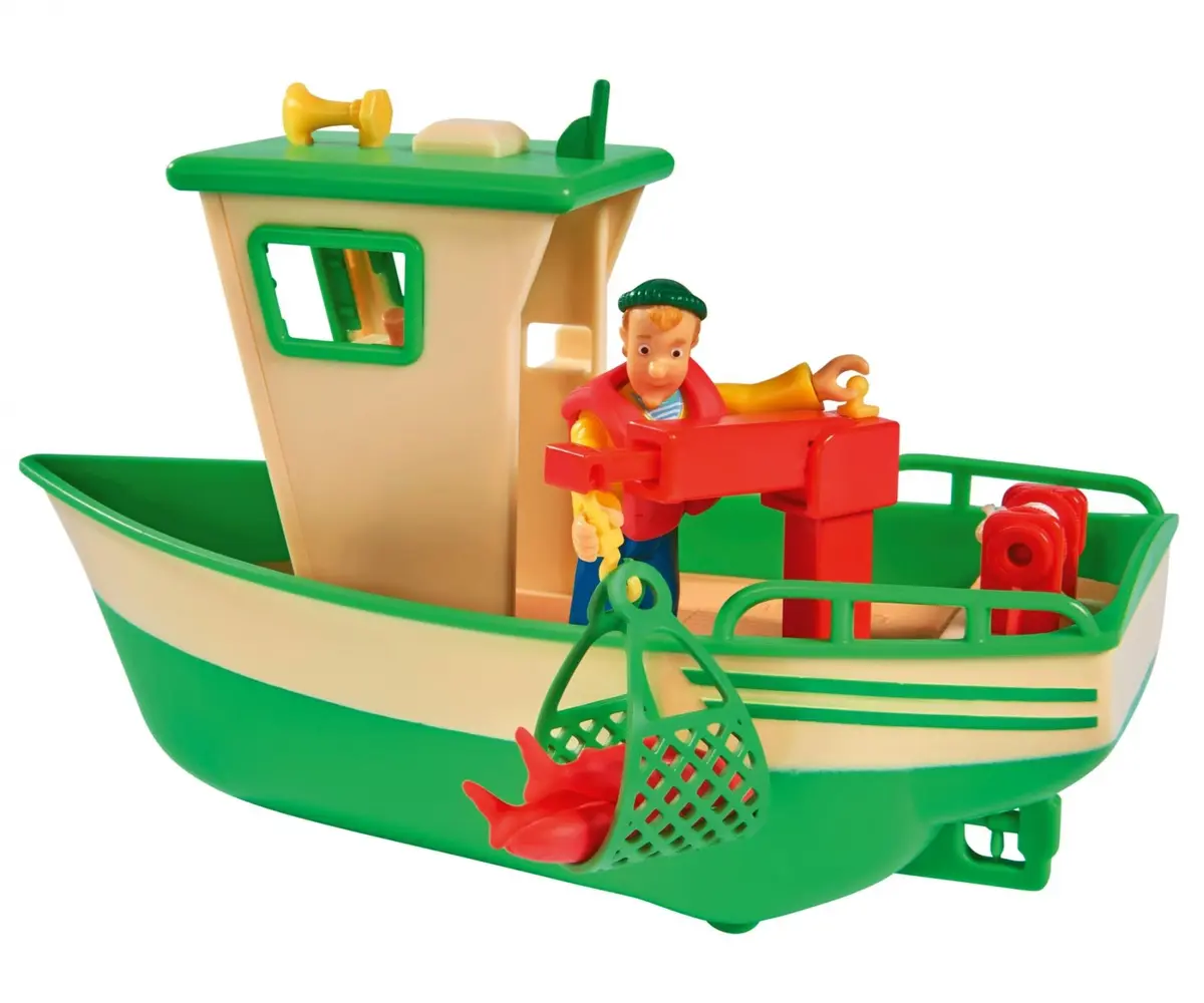 Simba-Dickie Fireman Sam Charlie's Fishing Boat Toy Photo 10