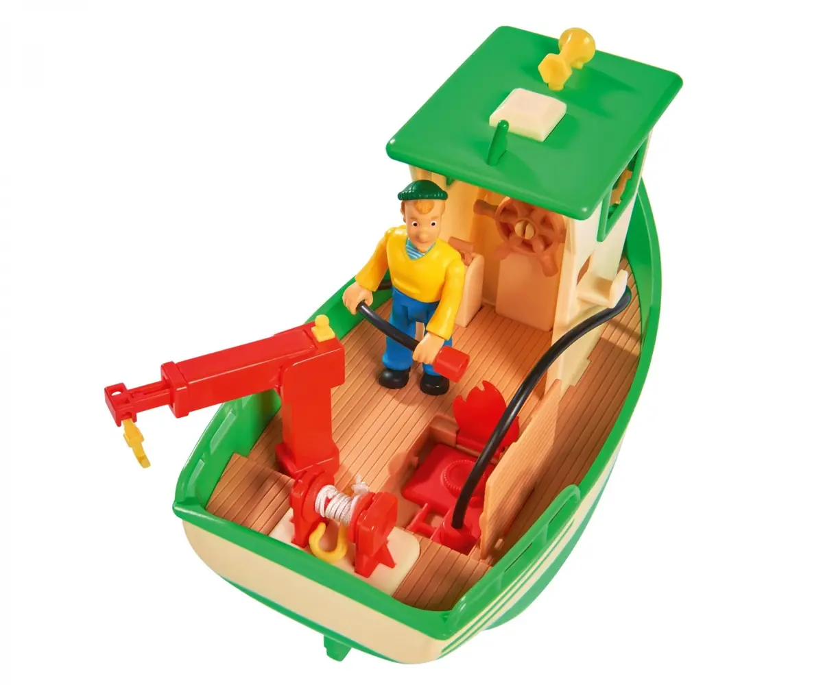 Simba-Dickie Fireman Sam Charlie's Fishing Boat Toy Photo 11