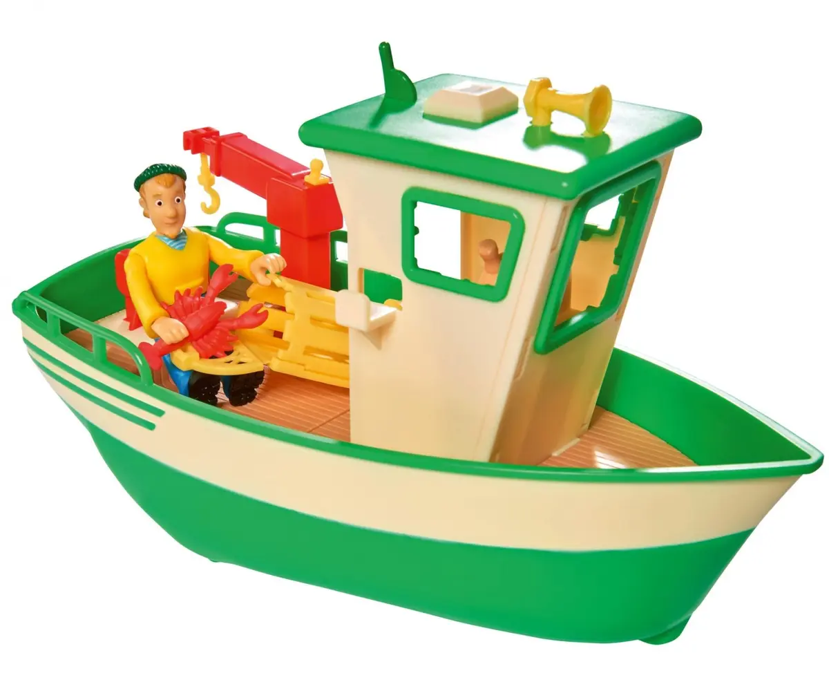 Simba-Dickie Fireman Sam Charlie's Fishing Boat Toy Photo 12