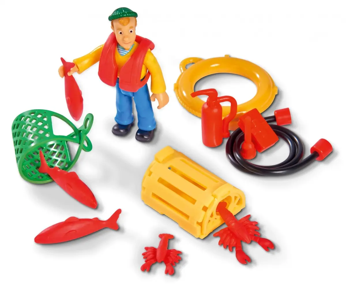 Simba-Dickie Fireman Sam Charlie's Fishing Boat Toy Photo 13