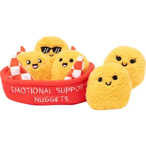 Just Play Emotional Support Nuggets Plush Toy for Kids 36M+