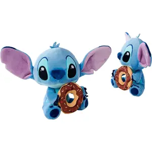 Simba-Dickie Disney Stitch Toy Animal with Donut 25 cm for Children from 3 Years