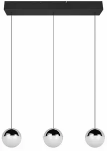 Reality Senta piekārta lampa LED 15W 4000K 800lm IP20 metāls melns balts