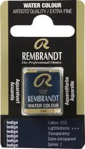 Artequipment Rembrandt Akvarelis kasešu Indigo 533