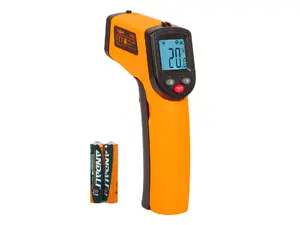 Pirometrs – infrasarkanais temperatūras mērītājs | -50°C ~ +400°C | Lāzera mērķis | GM320