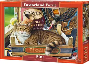 Castorland Fothergill Jigsaw Puzzle 500 pieces Animals Cat theme for ages 9 and up